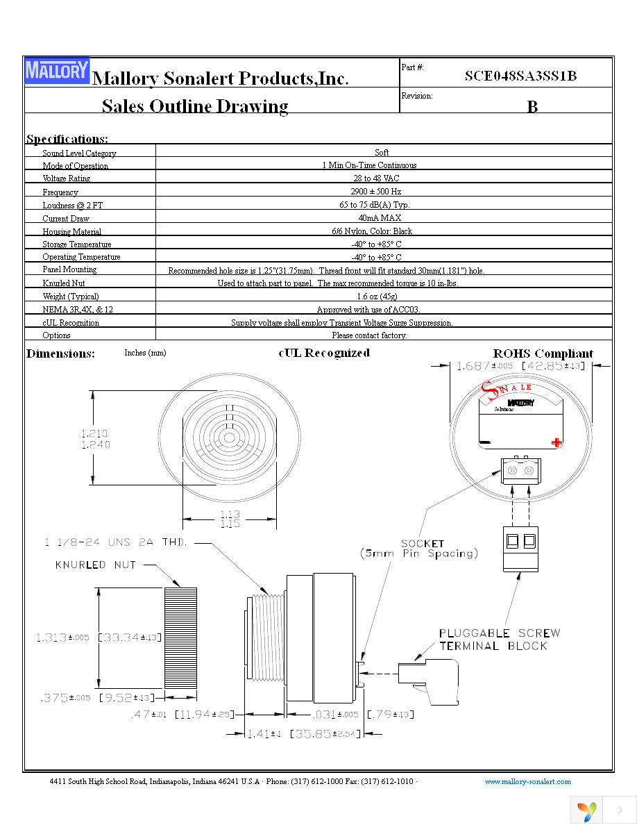 SCE048SA3SS1B Page 1