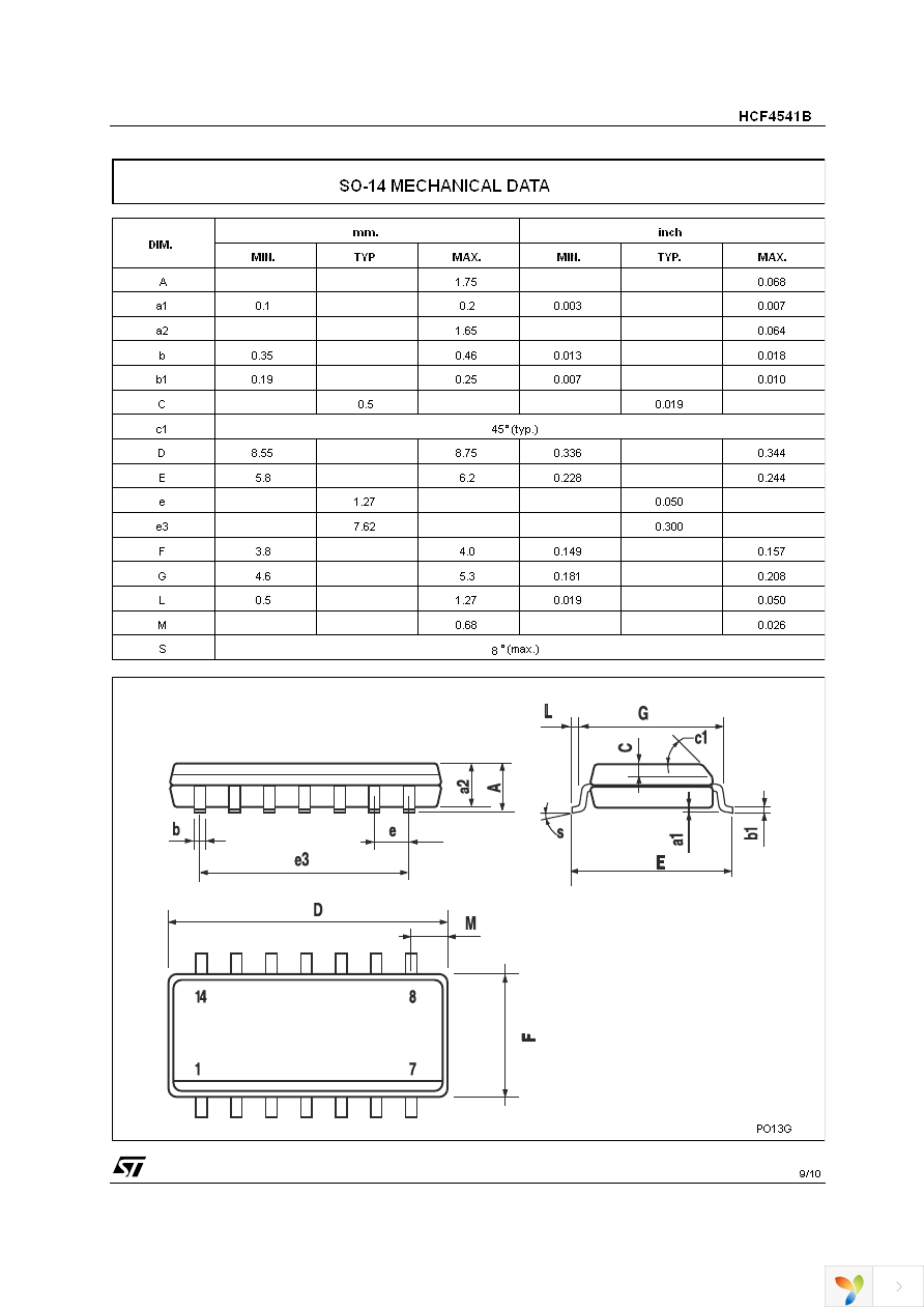 HCF4541M013TR Page 9