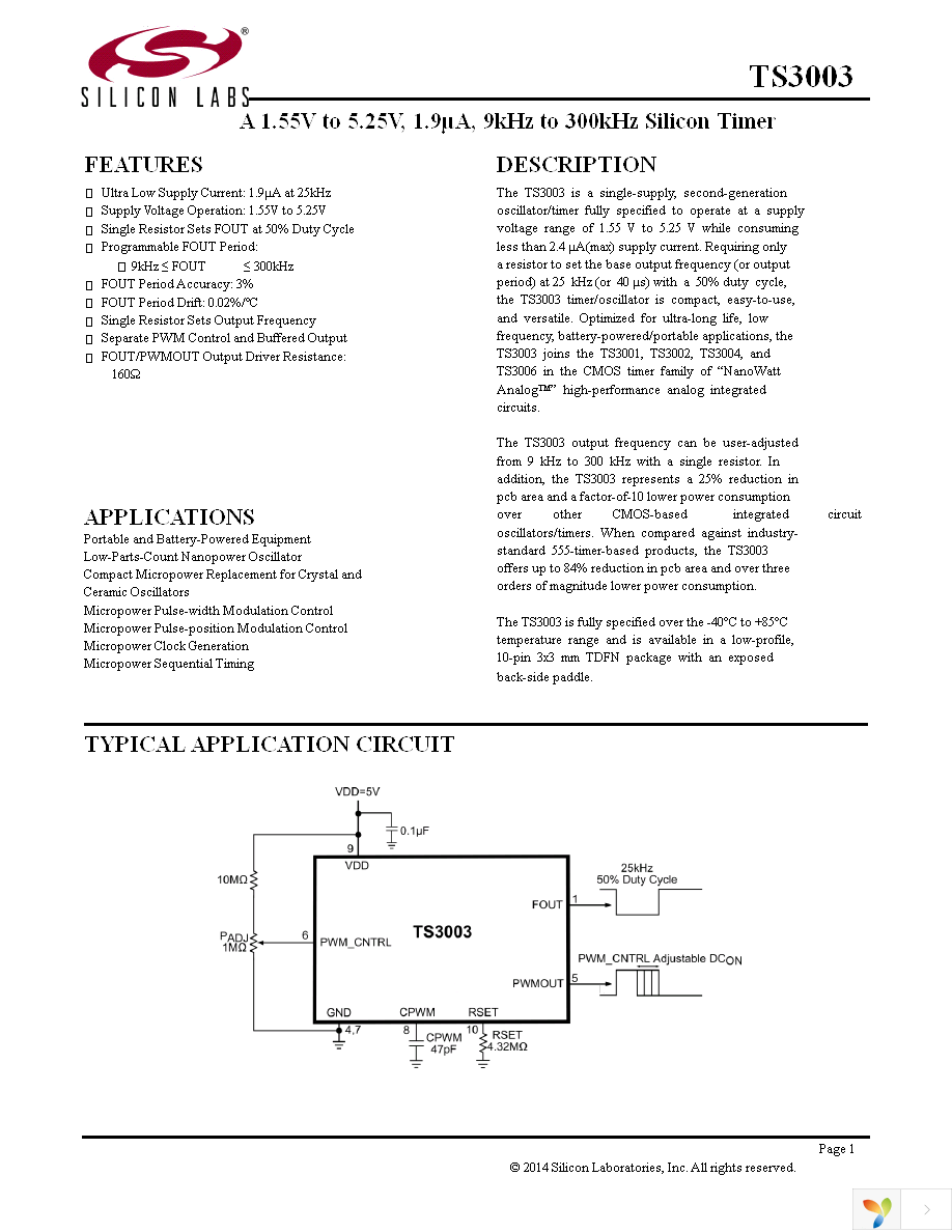 TS3003ITD1033 Page 1