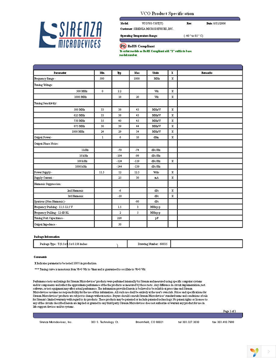 VCO793-750T Page 1