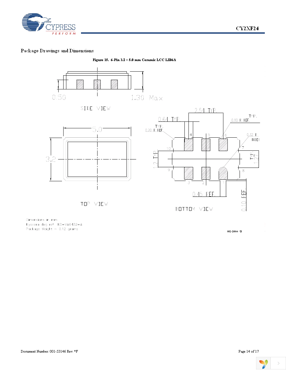 CY2XF24FLXCT Page 14