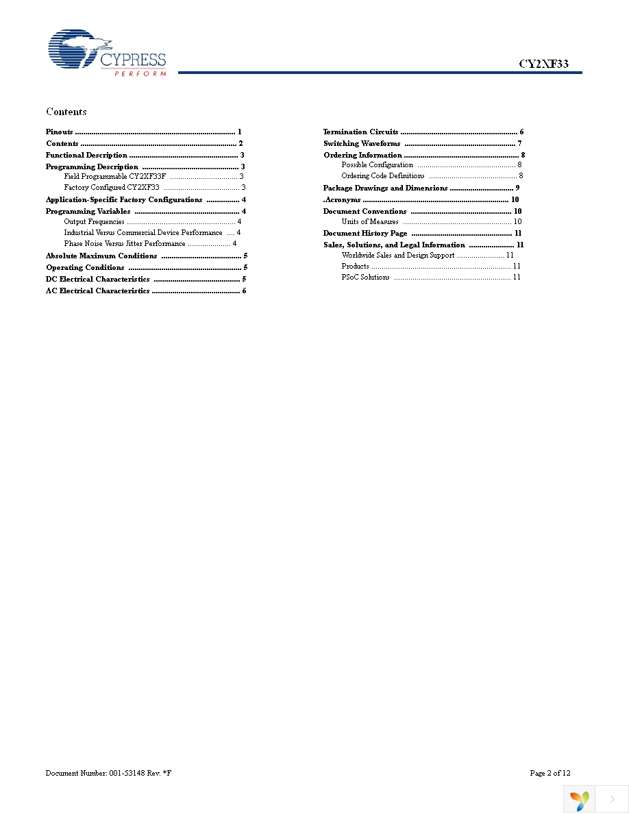 CY2XF33FLXCT Page 2