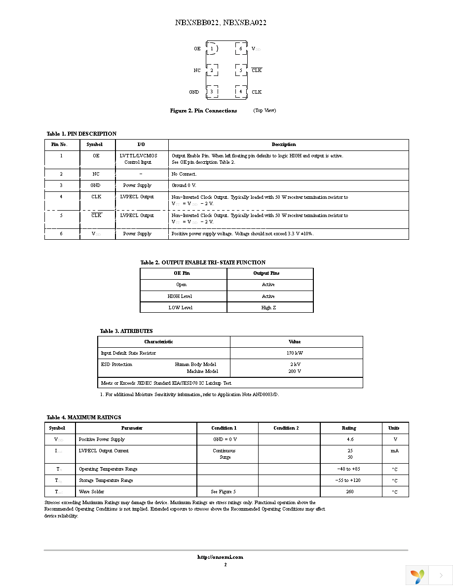 NBXSBA022LNHTAG Page 2