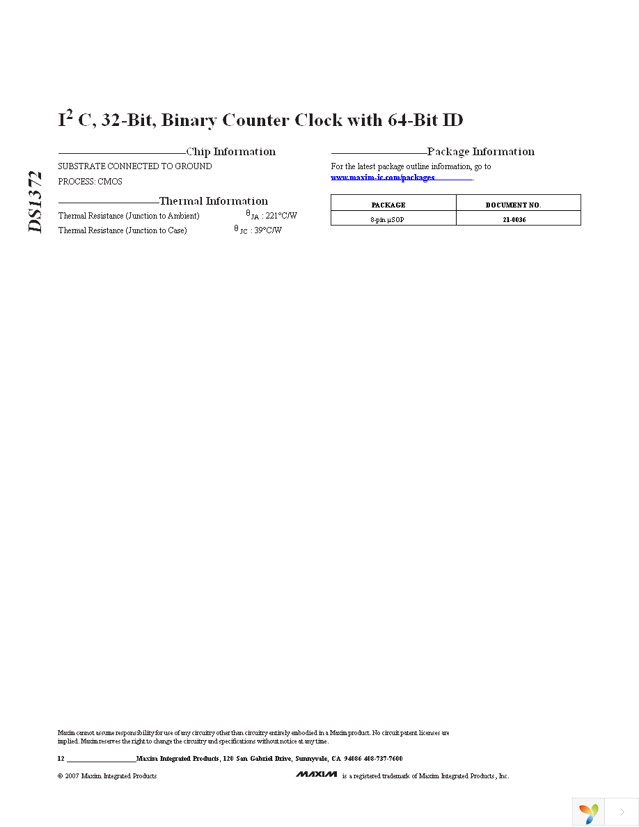 DS1372U+ Page 12