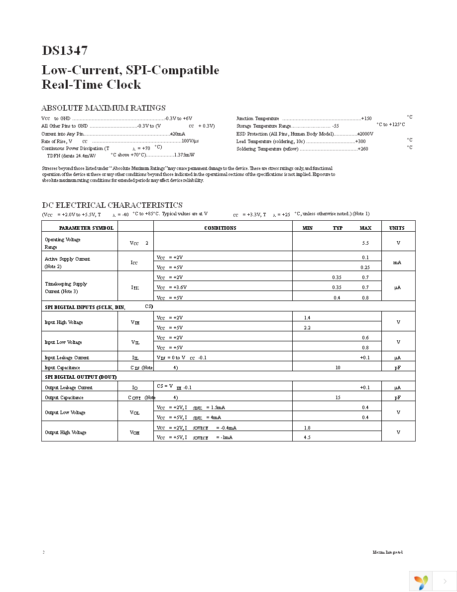 DS1347T+T&R Page 2