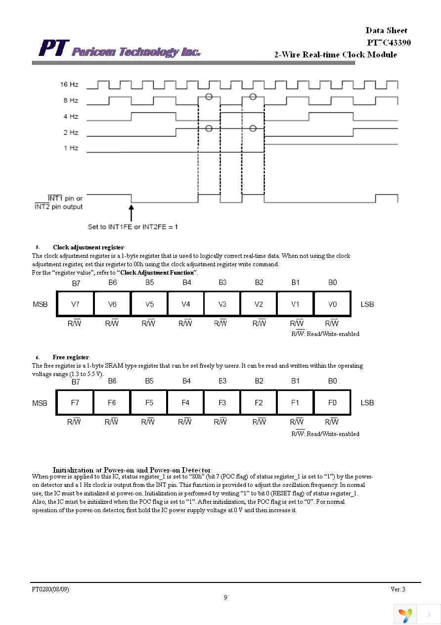 PT7C43390WEX Page 9