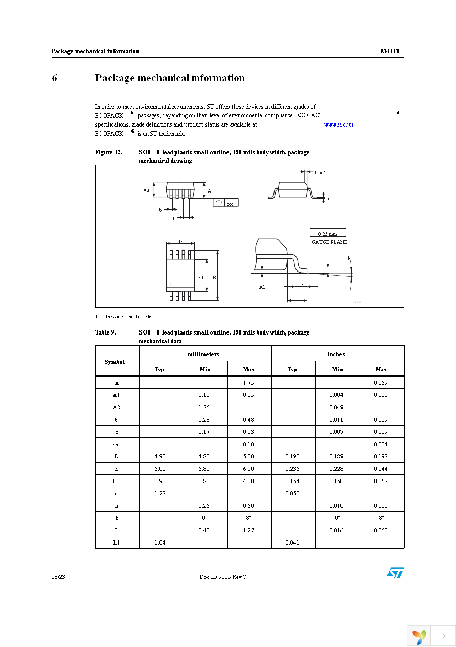 M41T0M6F Page 18