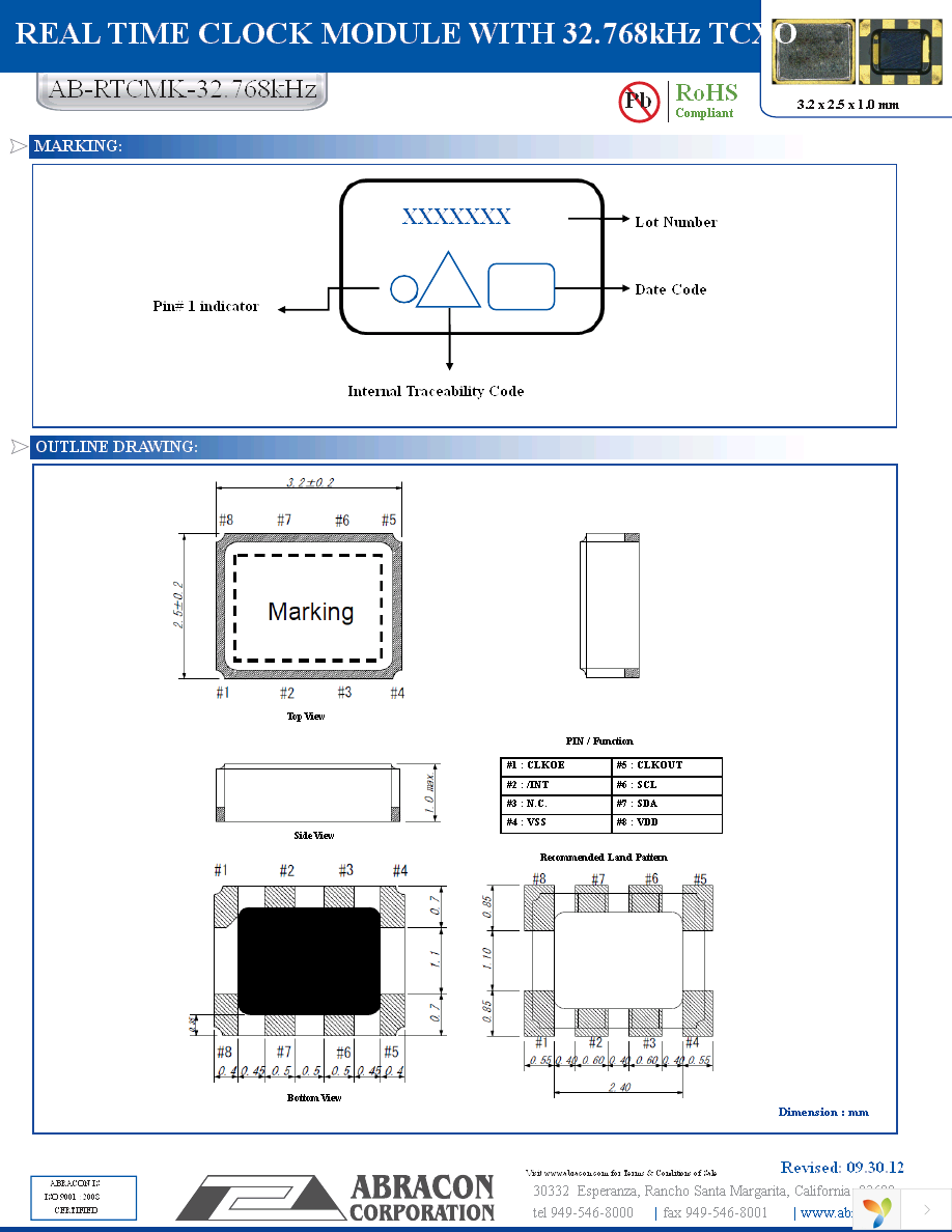 AB-RTCMK-32.768KHZ-T3 Page 4