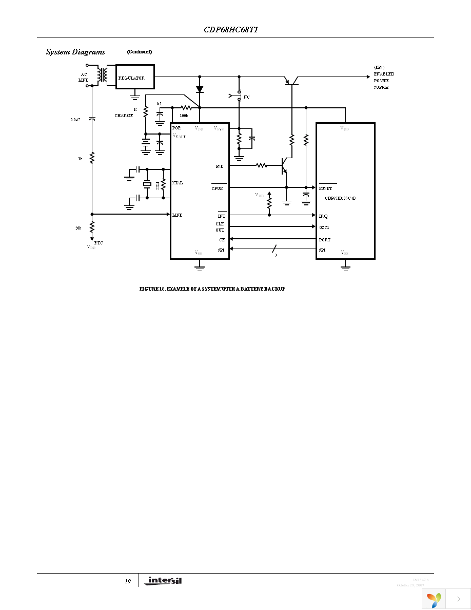 CDP68HC68T1MZ Page 19