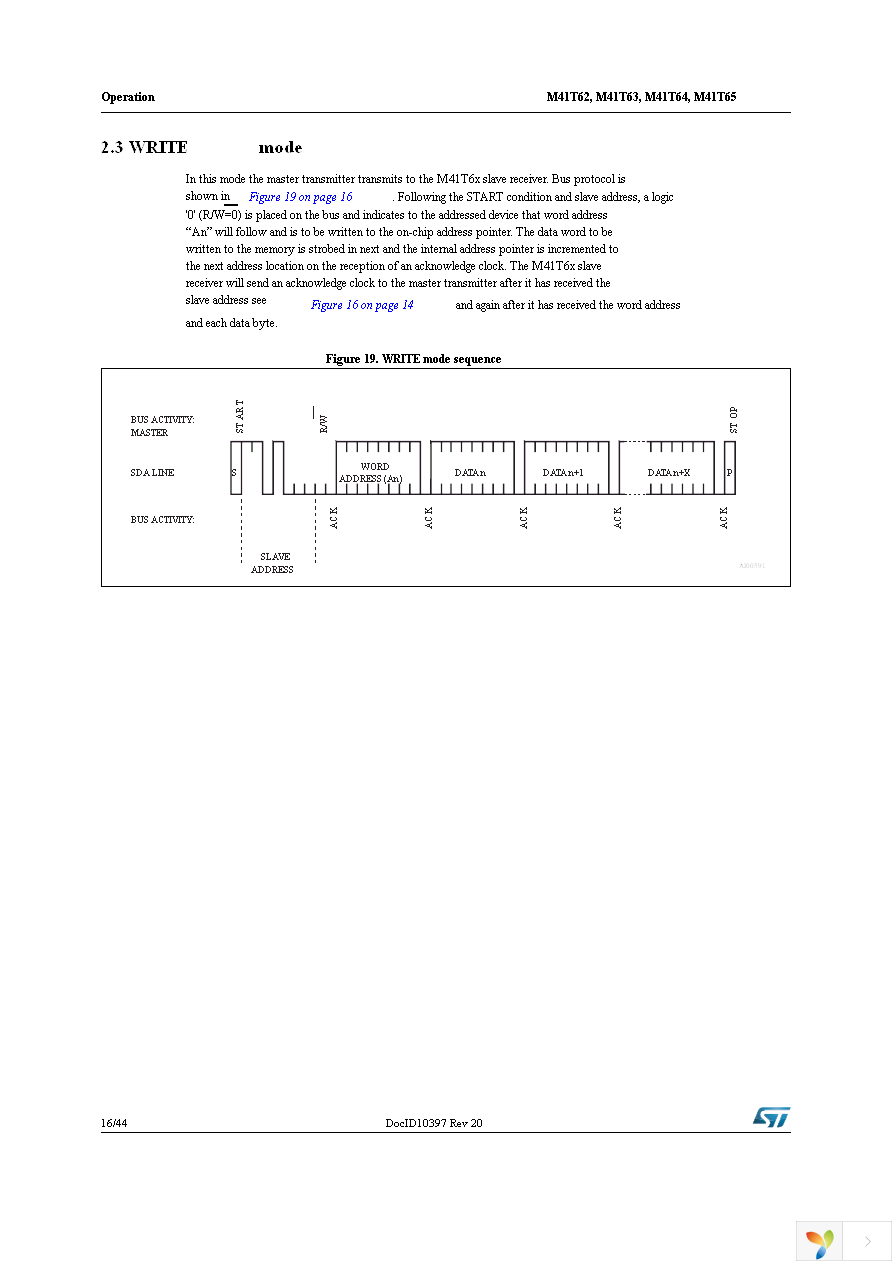 M41T62Q6F Page 16