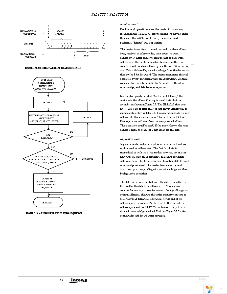 ISL12027IB27Z-T Page 21