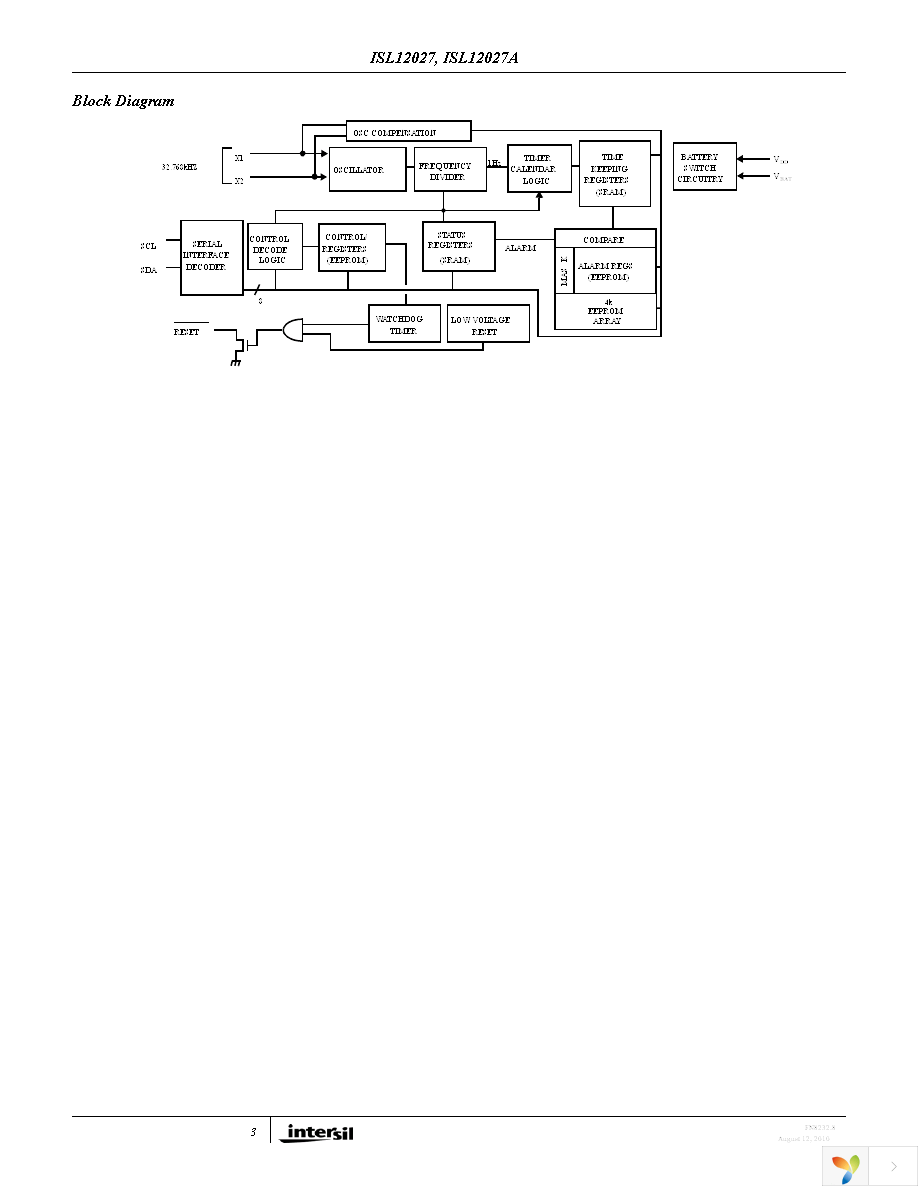 ISL12027IB27Z-T Page 3