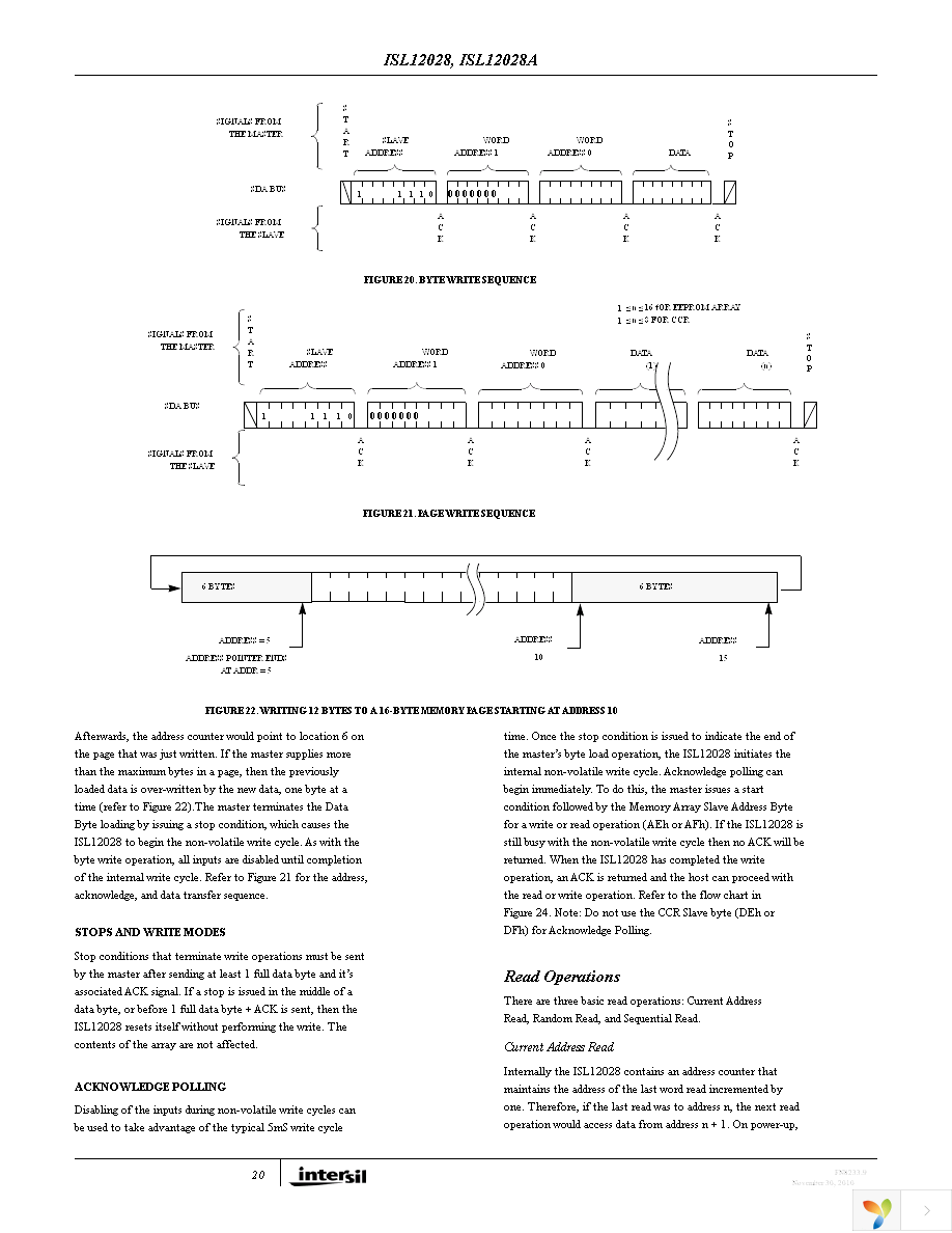 ISL12028IV27Z-T Page 20