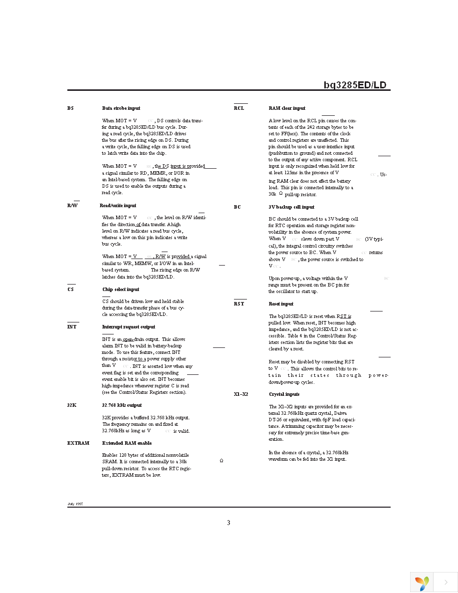 BQ3285LDSS Page 3