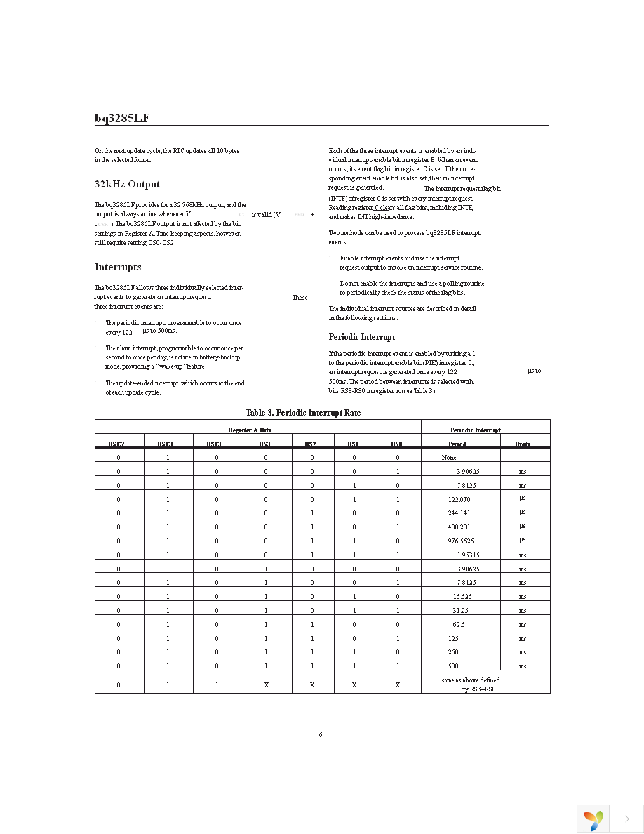 BQ3285LFSS-A1 Page 6