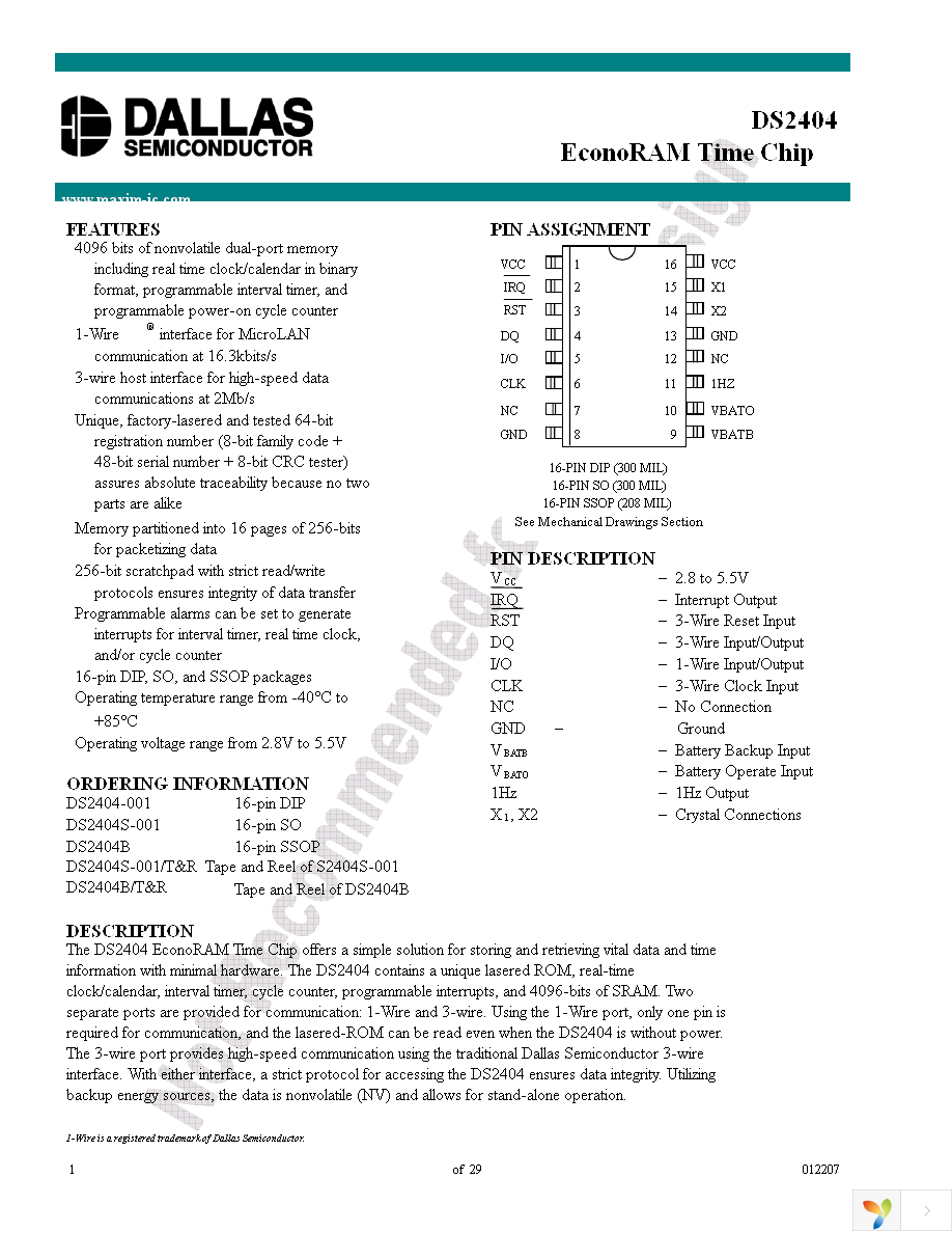 DS2404B Page 1