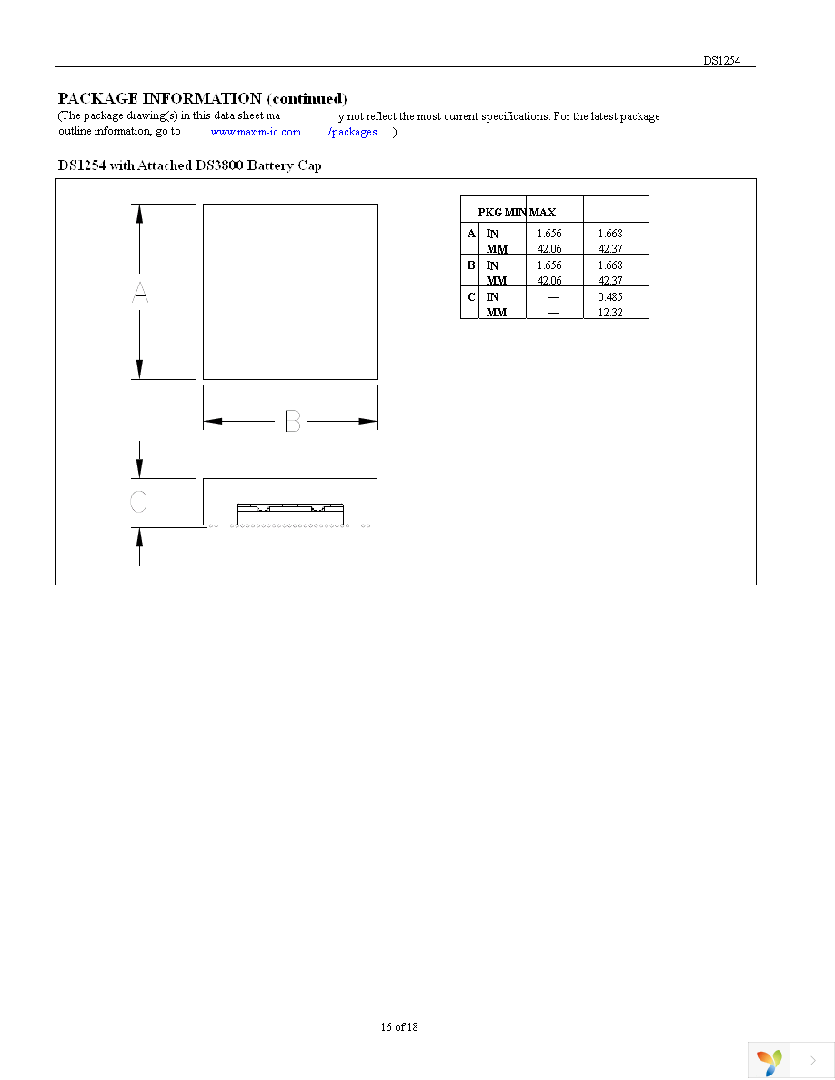 DS1254YB-100 Page 16