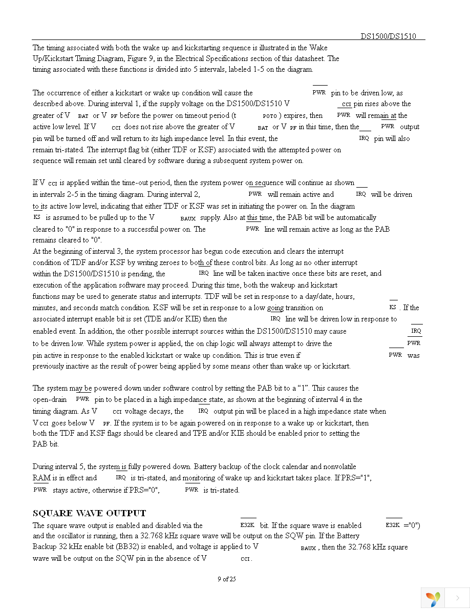 DS1510Y Page 9