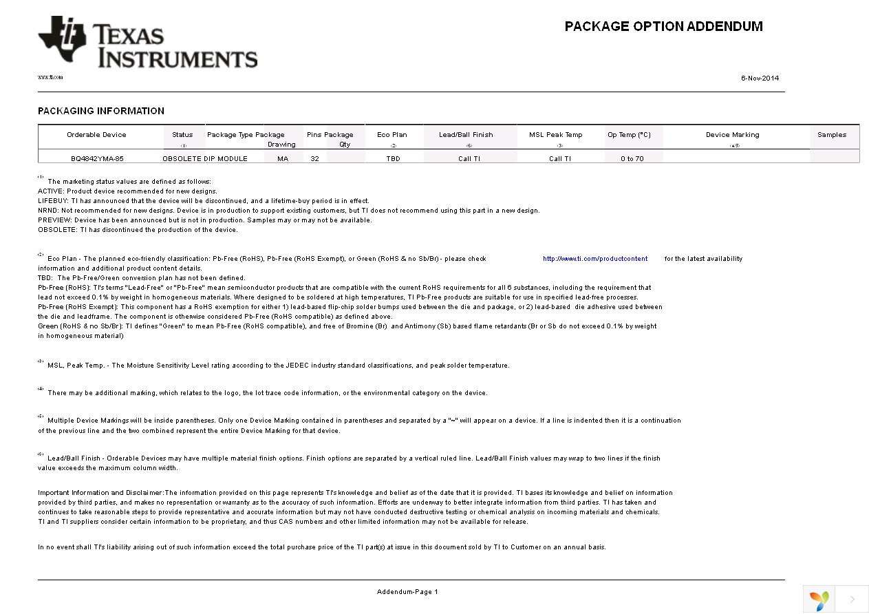 BQ4842YMA-85 Page 18