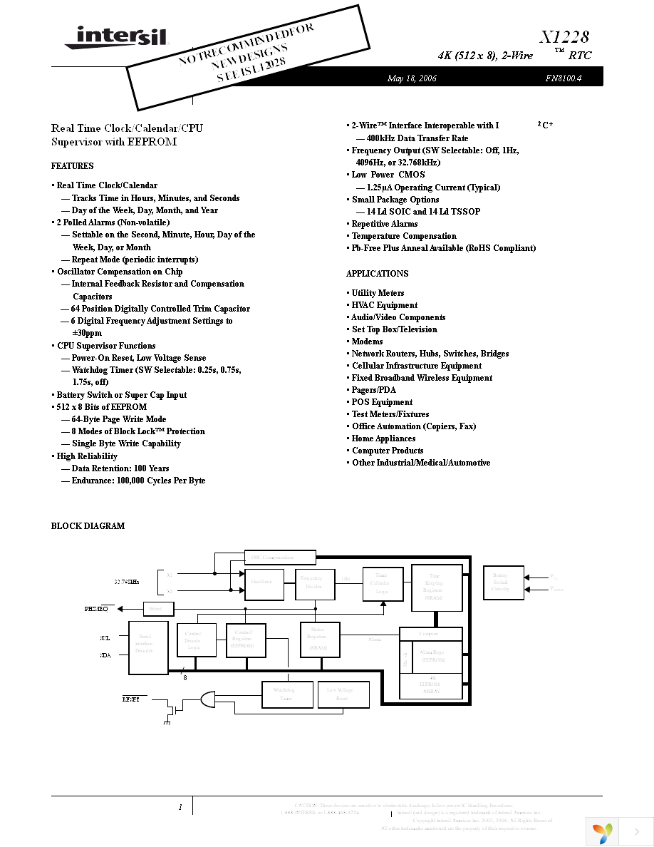 X1228S14-2.7A Page 1