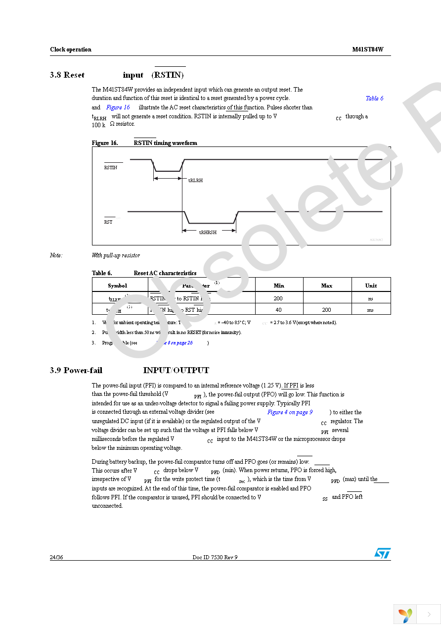 M41ST84WMQ6E Page 24