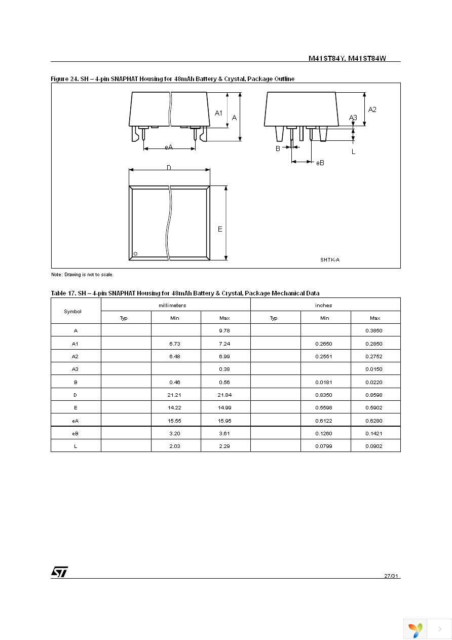 M41ST84YMQ6E Page 27