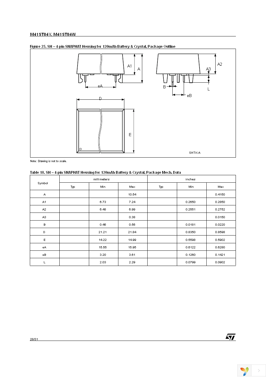 M41ST84YMQ6E Page 28