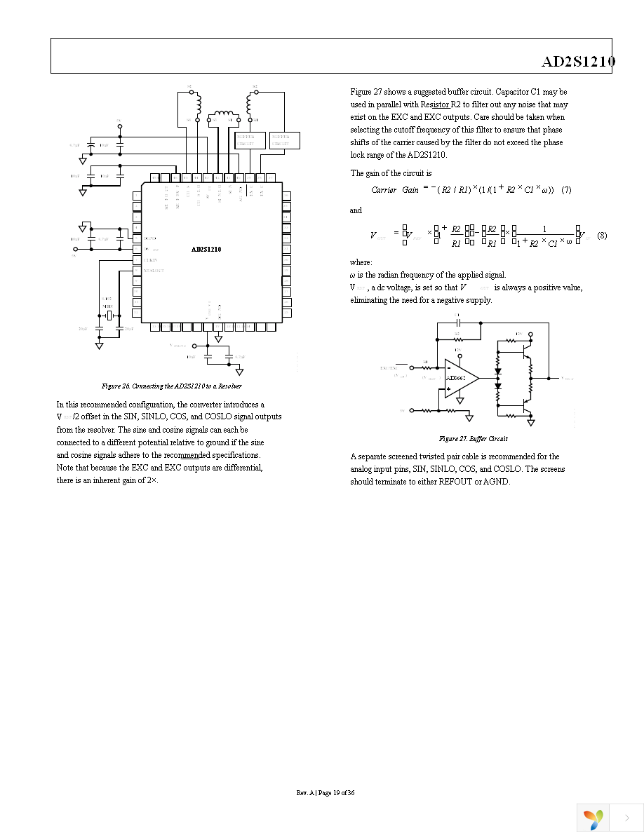 AD2S1210WDSTZRL7 Page 19