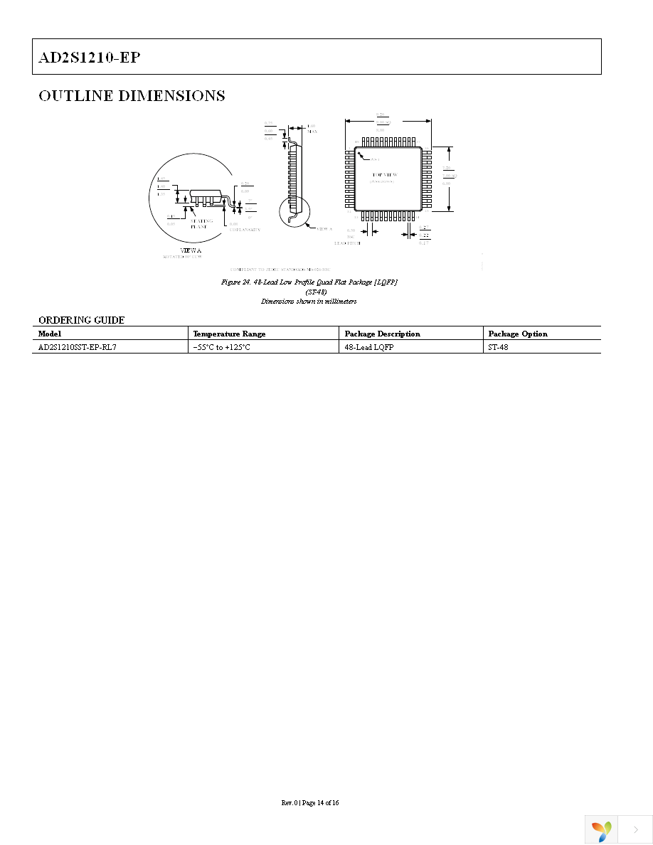 AD2S1210SST-EP-RL7 Page 14