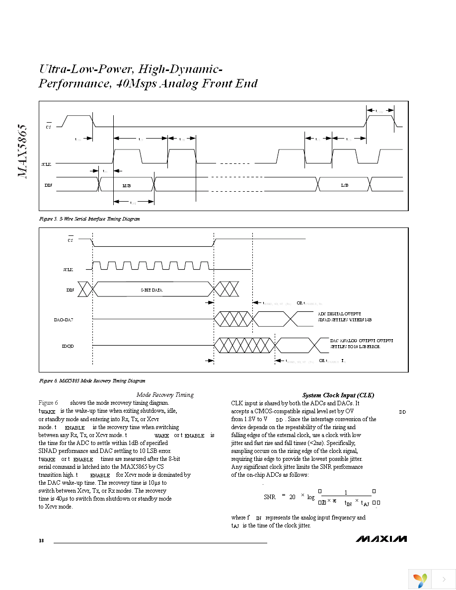 MAX5865ETM+ Page 18