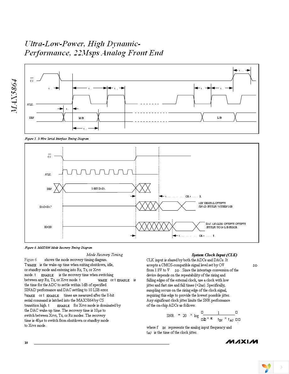 MAX5864ETM+ Page 18