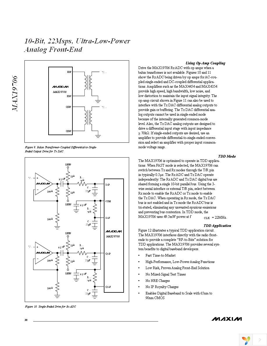 MAX19706ETM+ Page 30