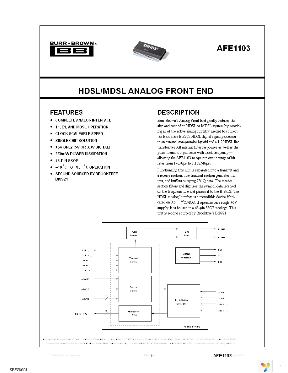 AFE1103E Page 1