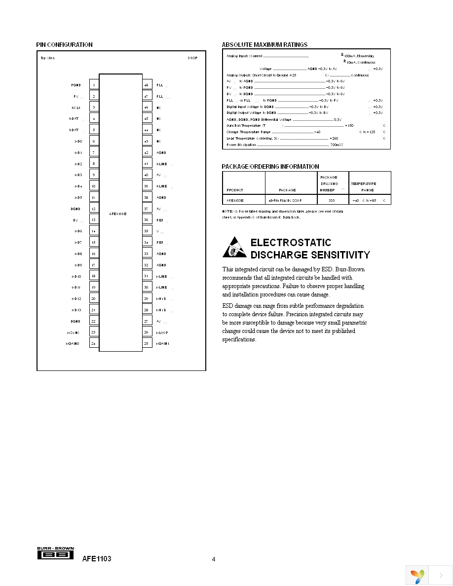 AFE1103E Page 4