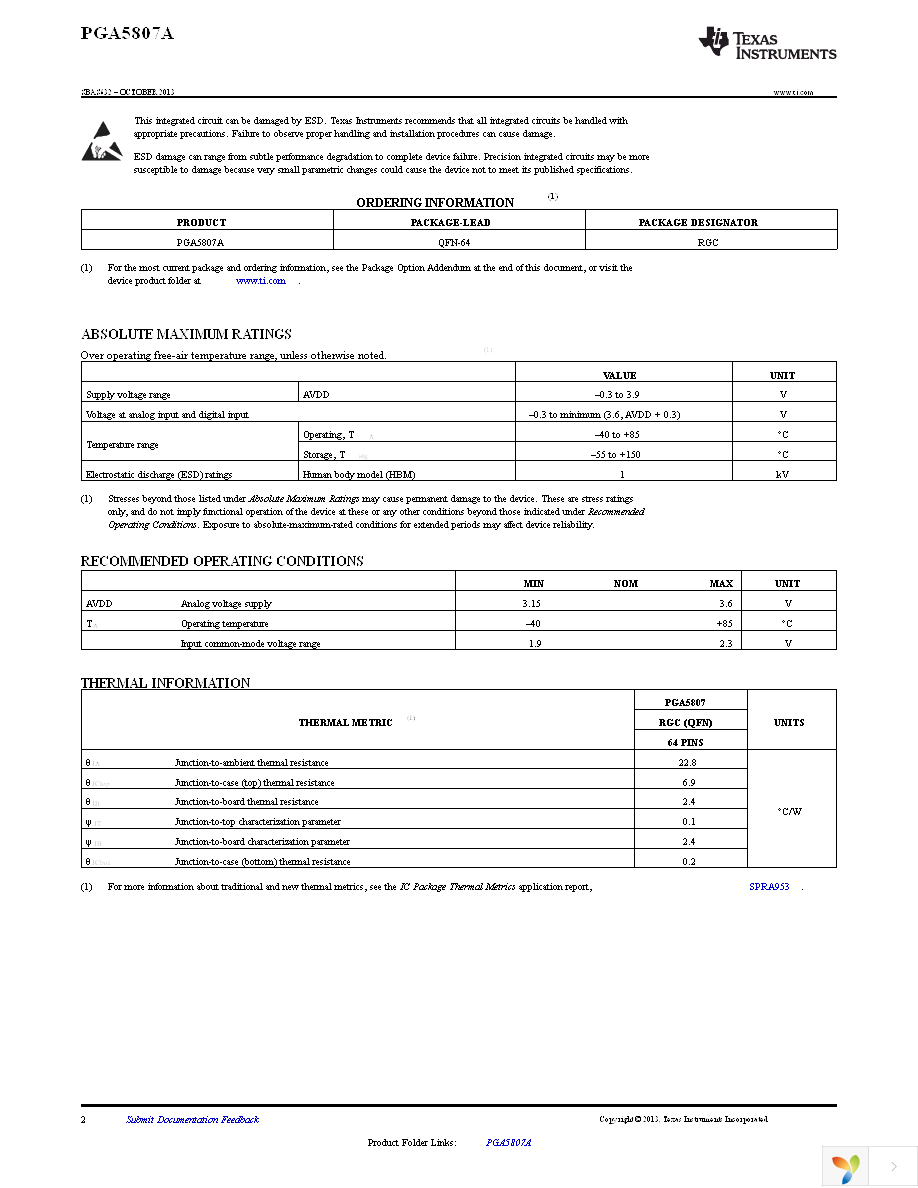 PGA5807ARGCT Page 2