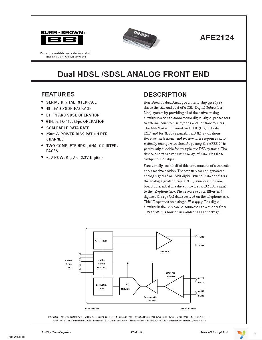 AFE2124E Page 1