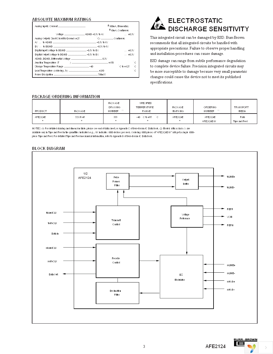 AFE2124E Page 3