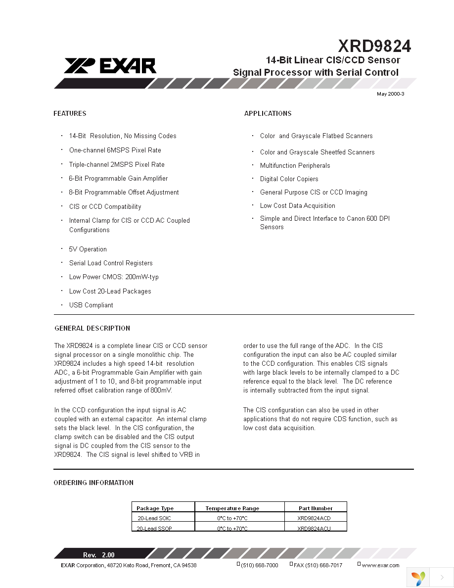 XRD9824ACD-F Page 1