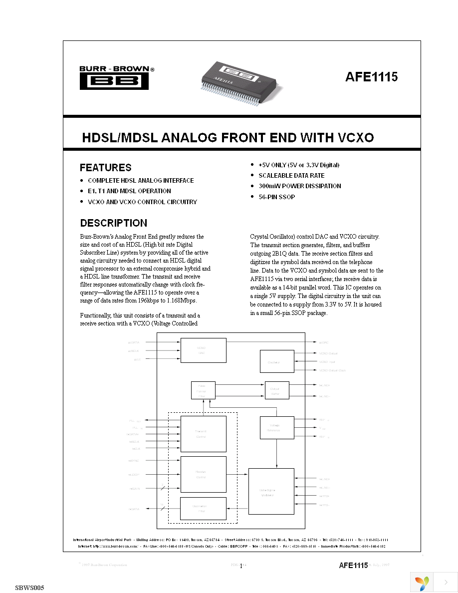 AFE1115E Page 1