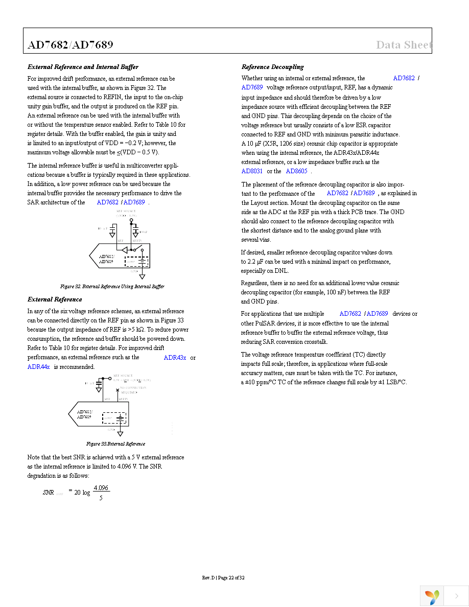 AD7682BCPZRL7 Page 22