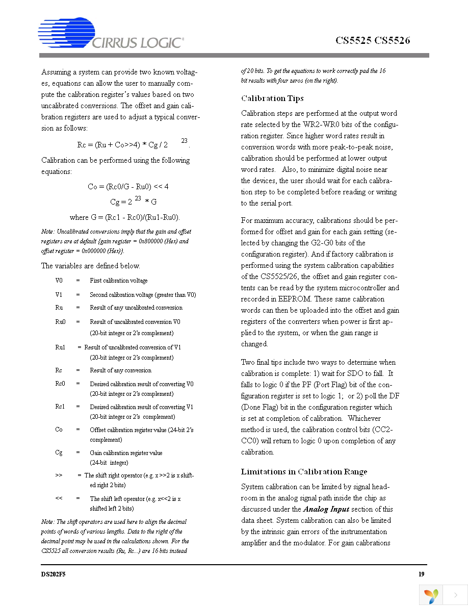 CS5525-ASZ Page 19