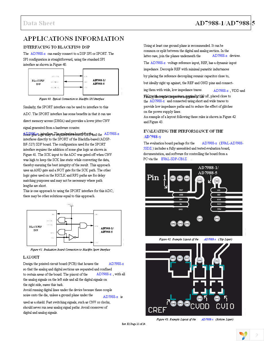 AD7988-1BCPZ-RL7 Page 22