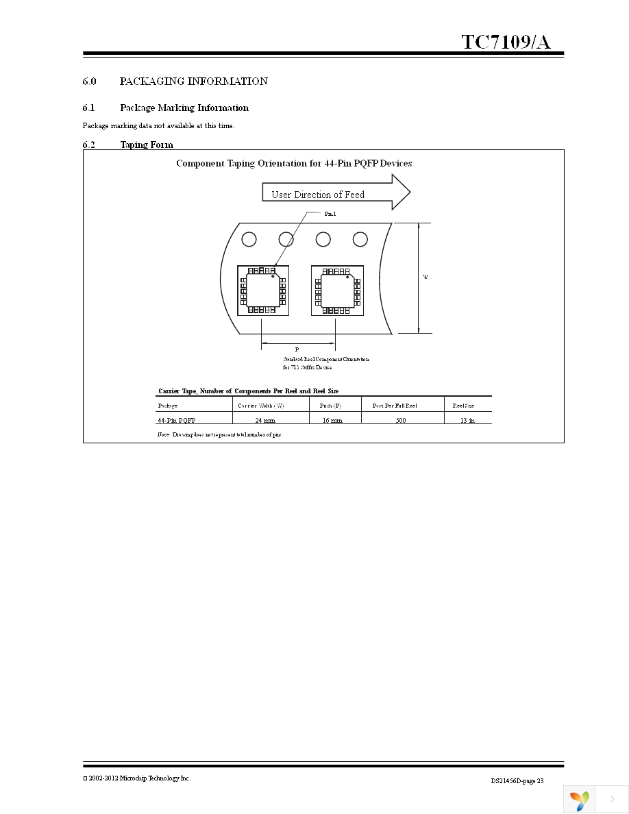 TC7109CPL Page 23