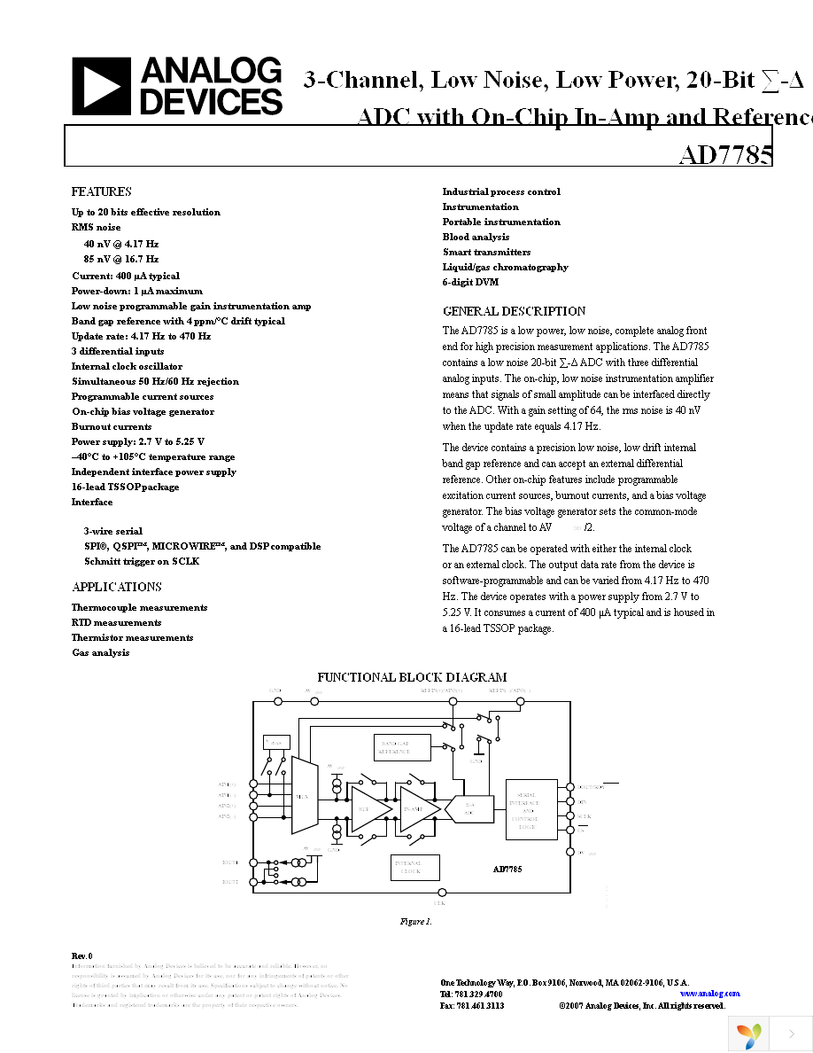 AD7785BRUZ Page 1