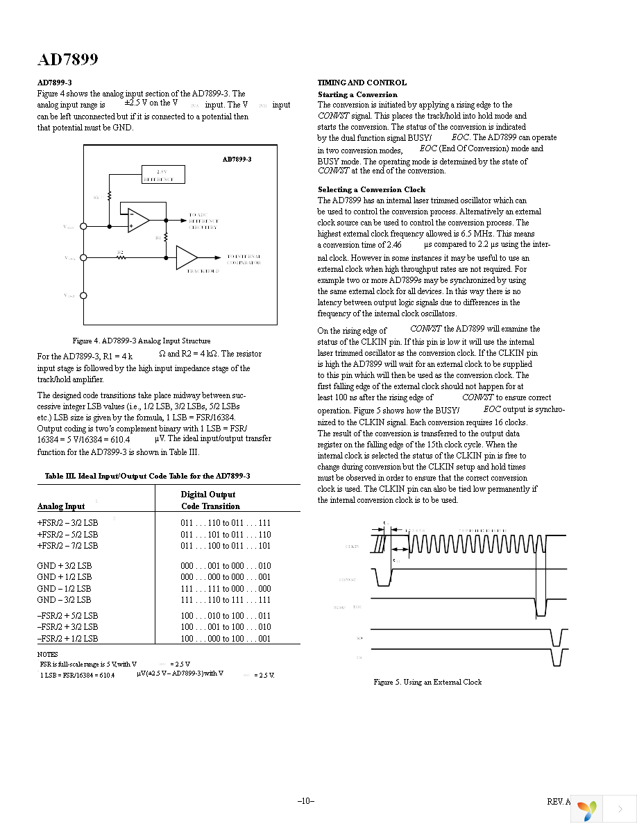 AD7899ARSZ-2 Page 10