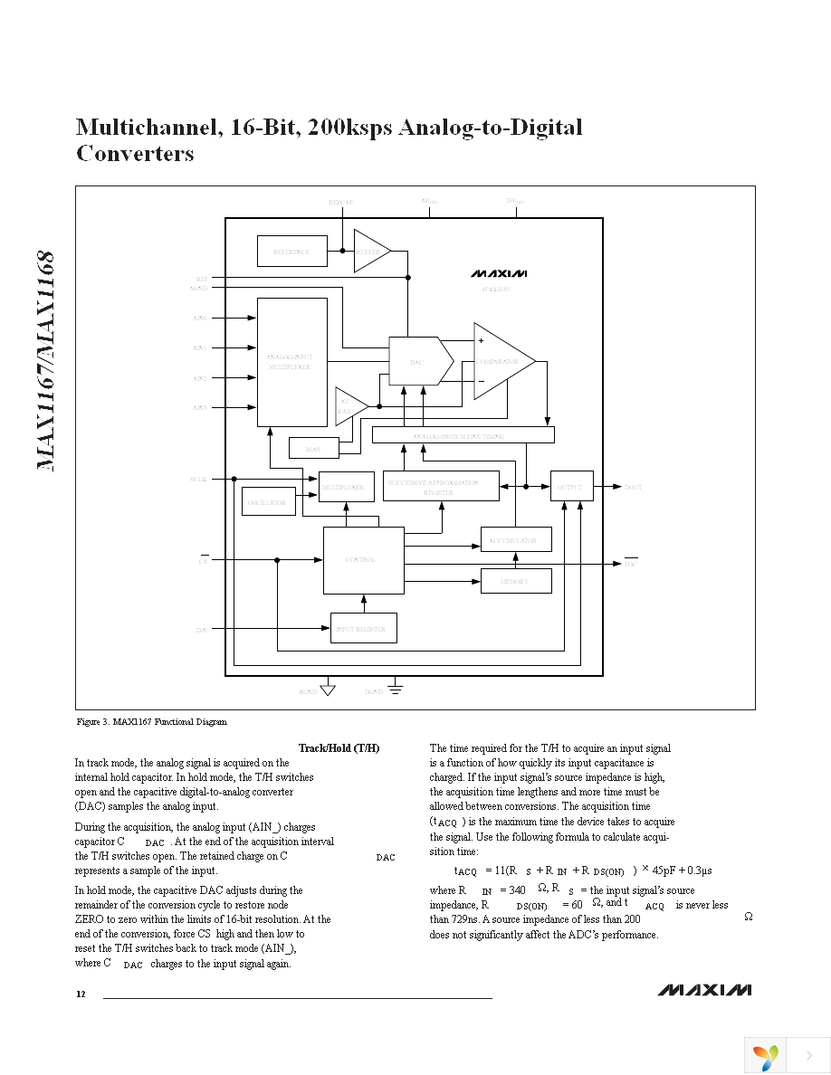 MAX1167BEEE+ Page 12