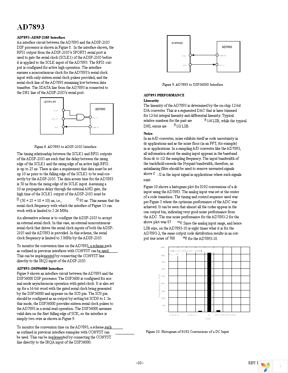 AD7893ANZ-10 Page 10