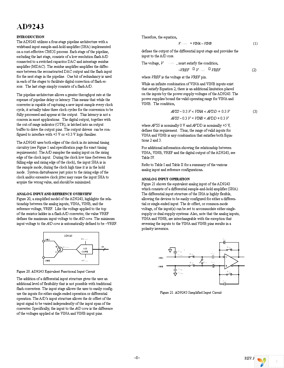 AD9243ASZ Page 8