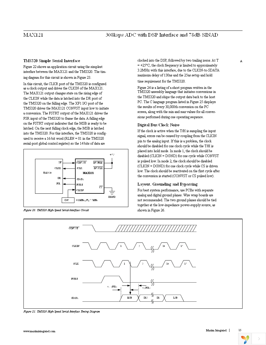 MAX121CWE+ Page 15