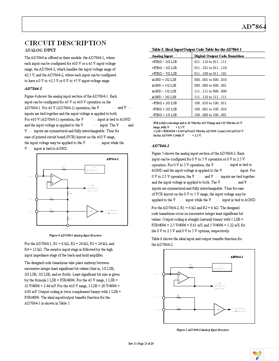 AD7864ASZ-1 Page 13